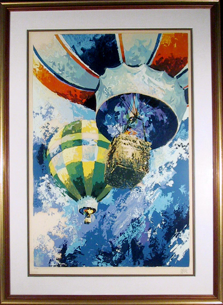 Wayland Moore S/N Serigraph, Hot Air Balloons
