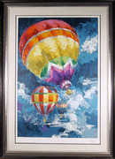 Wayland Moore S/N Serigraph, Hot Air Balloons