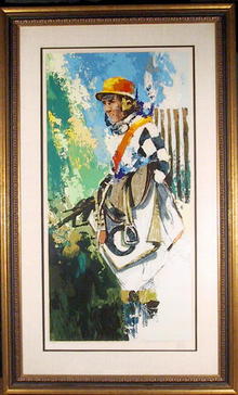 Wayland Moore S/N Serigraph, Jockey