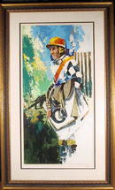 Wayland Moore S/N Serigraph, Jockey