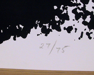 Adolph Gottlieb Silkscreen, Germination 1967