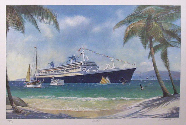 David Brackman S/N Lithograph, Caribbean