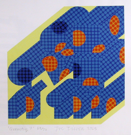 Joe Tilson S/N Serigraph, Geometry