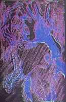 Lloyd Fertig Signed Silkscreen print, Nude