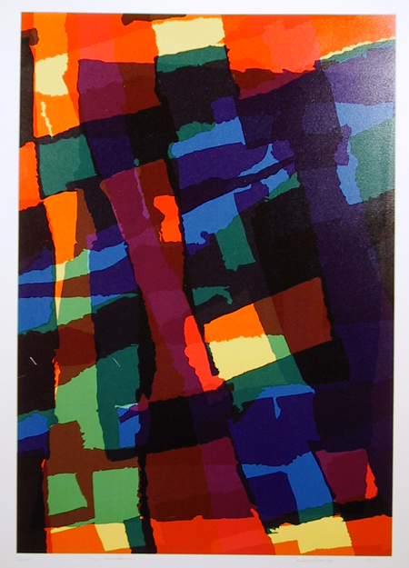 Helen Franyi S/N Serigraph print, Abstract, Mr.