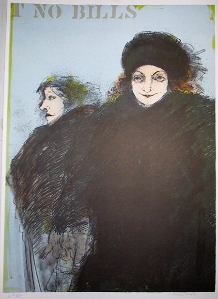 Marcia Marx S/N Lithograph, Post No Bills