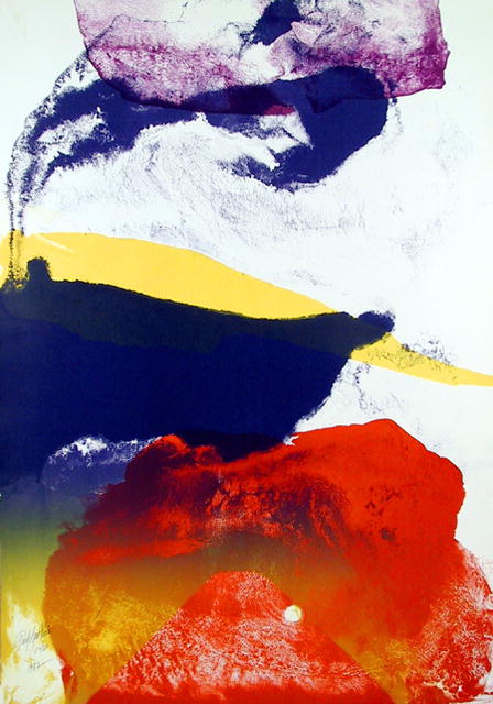 Paul Jenkins S/N Lithograph, Abstract