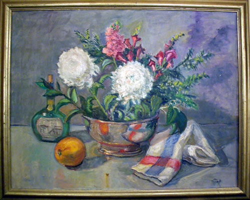 Adela Smith Lintelmann Oil Painting, Floral