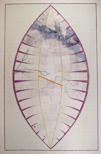 Charles Ross, S/N Lithograph, Leaf