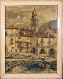 Julie Wolfthorn German Watercolor Painting 1930