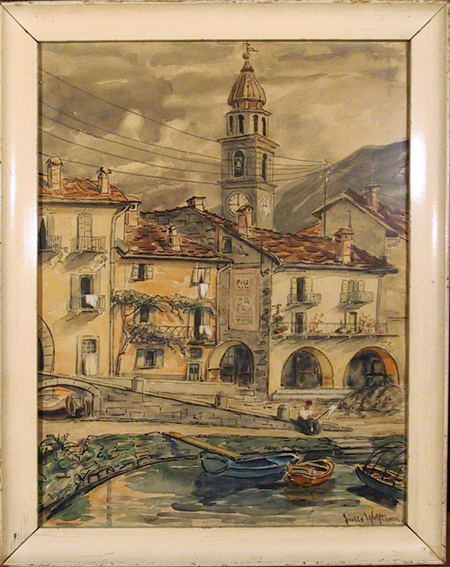 Julie Wolfthorn German Watercolor Painting 1930