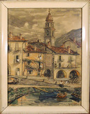Julie Wolfthorn German Watercolor Painting 1930