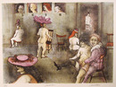 Marcia Marx S/N Lithograph, Musical Chairs