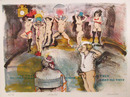 Marcia Marx S/N Lithograph, Simon Sez