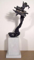 Stanley Bleifeld Bronze Sculpture, Malcolm X