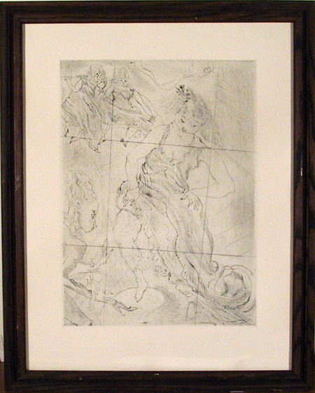 Jules Pascin Plate Signed Etching, c. 1965