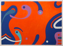 Kyohei Inukai S/N Serigraph, Aquarius Abstract