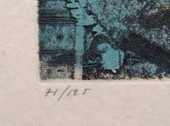 Roberto Matta S/N Etching, Centre Neouds