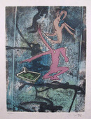 Roberto Matta S/N Etching, Centre Neouds