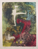 Roberto Matta S/N Etching, Centre Neouds