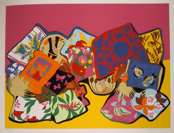 Hunt Slonem, Serigraph, Pillow Painting