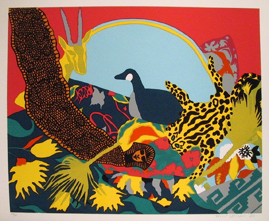 Hunt Slonem S/N Serigraph Print, 1980