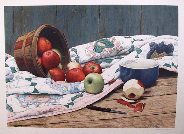 Helen Rundell S/N Lithograph, Still Life