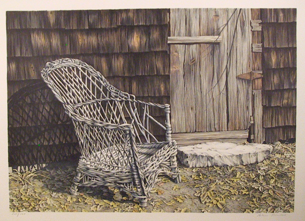 Helen Rundell S/N Lithograph, Chair