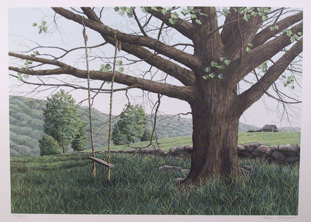 Helen Rundell S/N Lithograph, Landscape