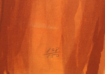 Lester Johnson, Lithograph, DaVinci's