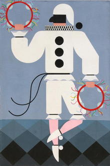 Giancarlo Impiglia, Oil on Canvas Painting, Pulcinella