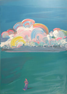 Peter Max Signed Lithograph, Sage
