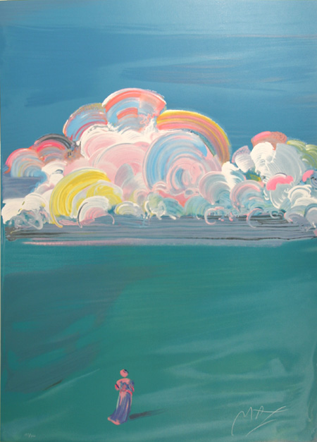 Peter Max Signed Lithograph, Sage