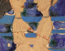 Toledo Etched & Painted Plaster,Egyptian Nudes Embrace
