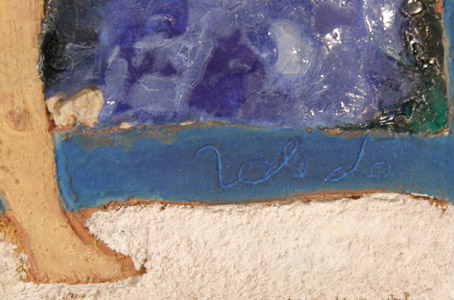 Toledo Etched & Painted Plaster,Egyptian Nudes Embrace