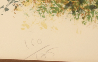 Daniel Louradour, Lithograph c. 1975