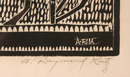 A. Raymond Katz, Mishna Framed Woodcut Print