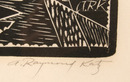 A. Raymond Katz, Mishna Framed Woodcut