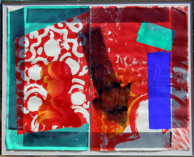 Howard Hodgkin S/N Lithograph w/ Hand Coloring,