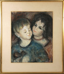 Judge Original Pastel Drawing, Brother and