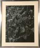 Ruth Mollo, Males, Ink Drawing on Paper