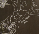 Ruth Mollo, Males, Ink Drawing on Paper