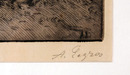 Alphonse Legros 1880 Etching, Rip van Winkle