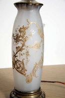 Frosted Glass French Table Lamp