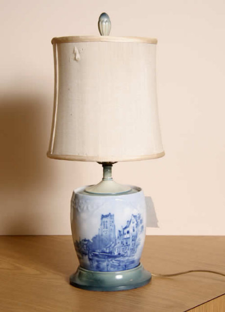Glazed Pottery Jar Lamp