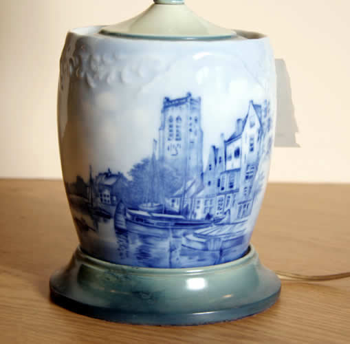 Glazed Pottery Jar Lamp