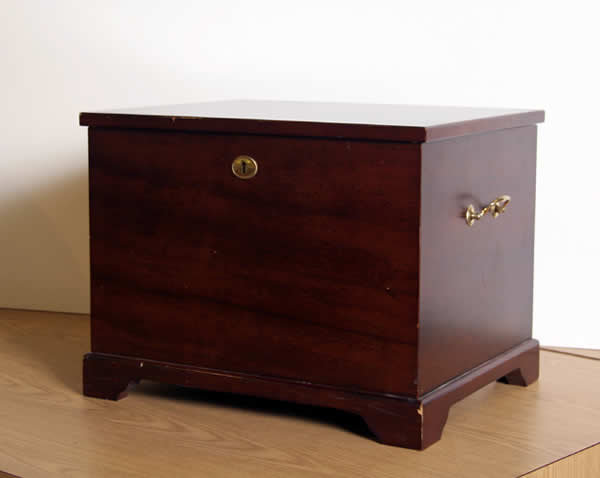 Lined Silver Box