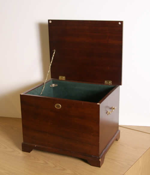 Lined Silver Box