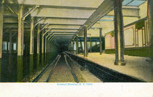 Early 1900's Postcard, Subway Station NYC