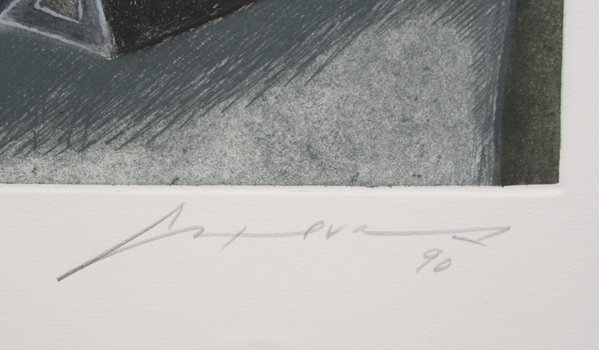 Jose Luis Cuevas, Signed Mexican Aquatint